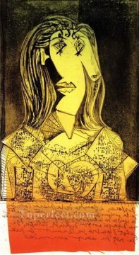 Busto de mujer en silla IX 1938 Pablo Picasso Pinturas al óleo